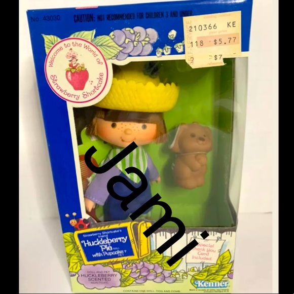 🍓NIB STRAWBERRY SHORTCAKE HUCKLEBERRY PIE DOLL - Picture 1 of 6